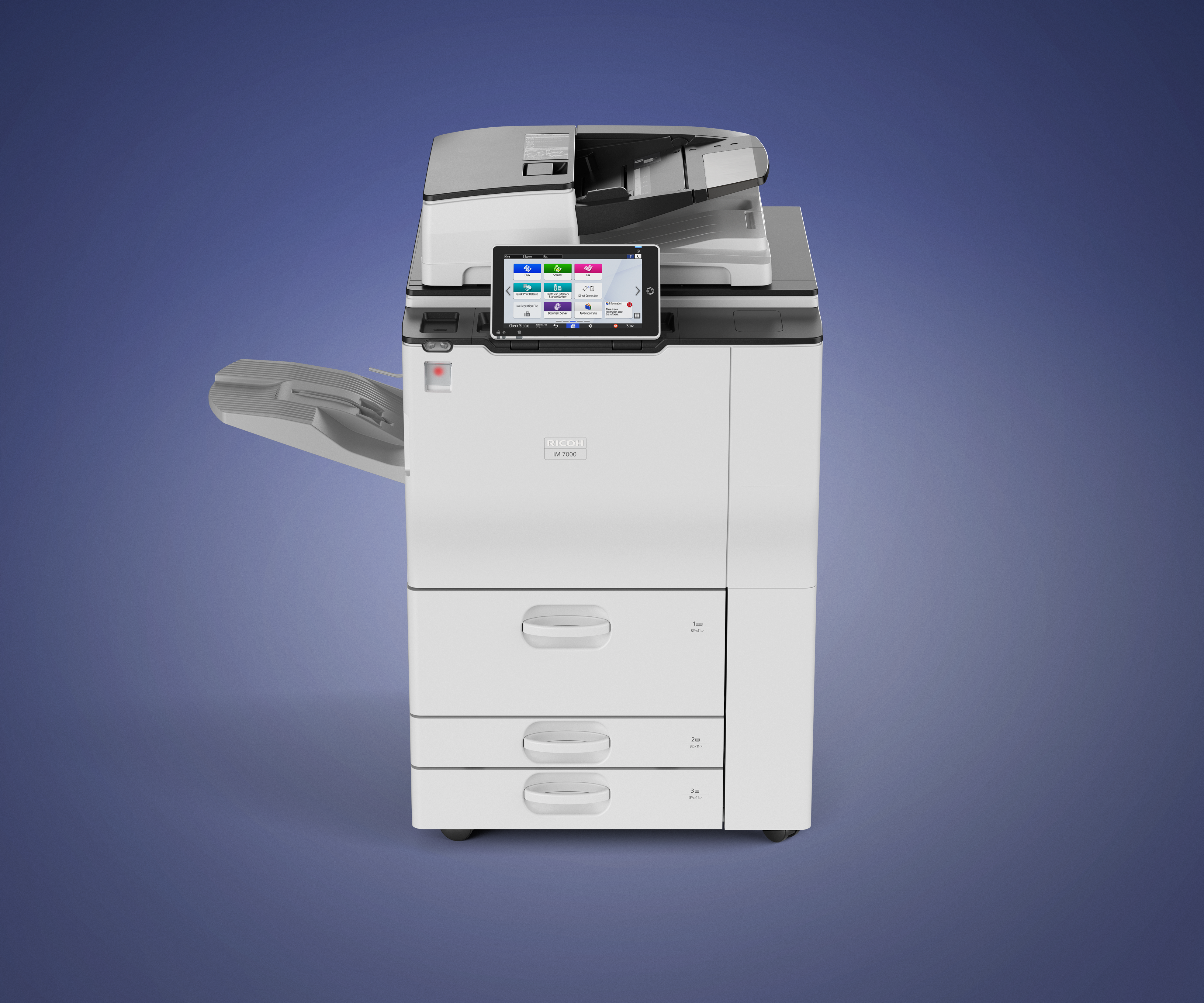 IM 7000 Black and White Laser Multifunction Printer