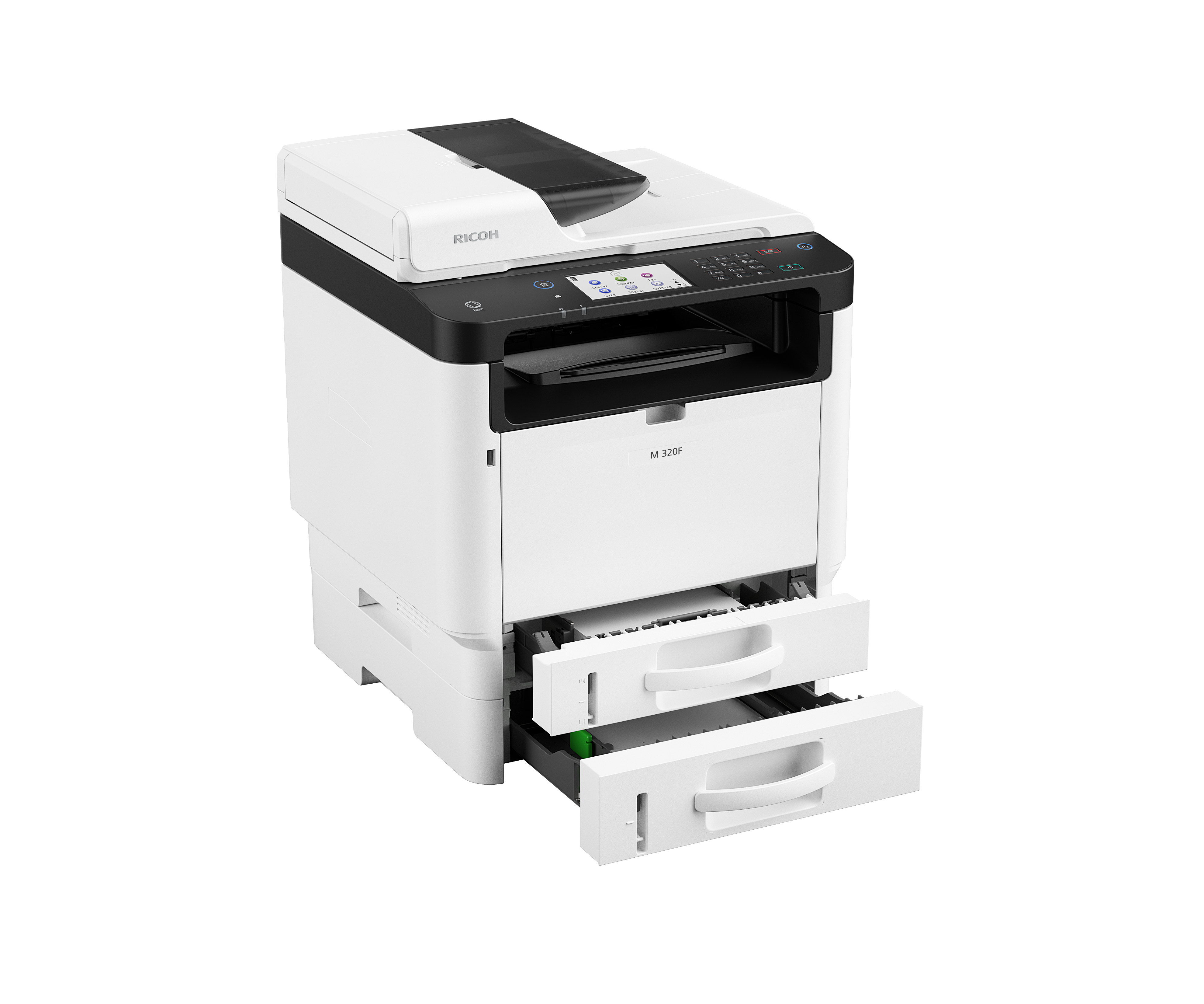 M 320F Black and White Laser Multifunction Printer slide two